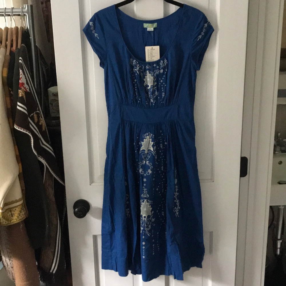 Anthropologie milk maid style dress sz4 BRAND NEW